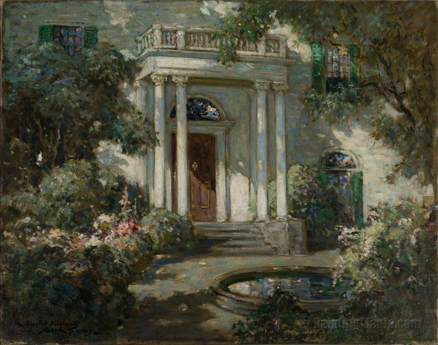 Front Porch in Dappled Sunlight