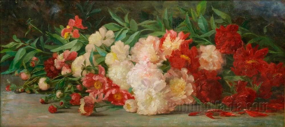 A Spill of Peonies