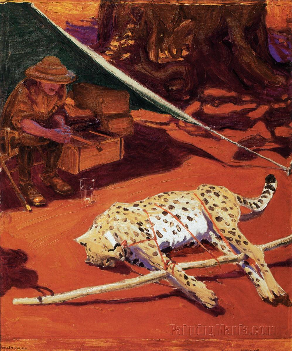 Self-Portrait with Cheetah