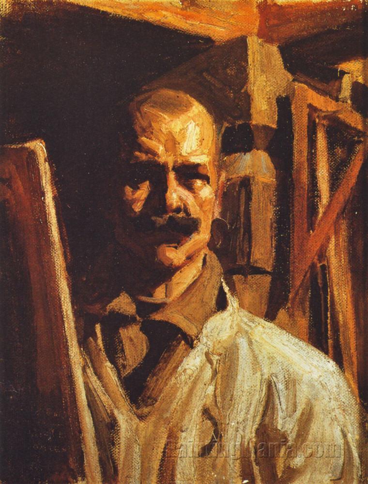 Self-portrait for the Uffizi-Gallery