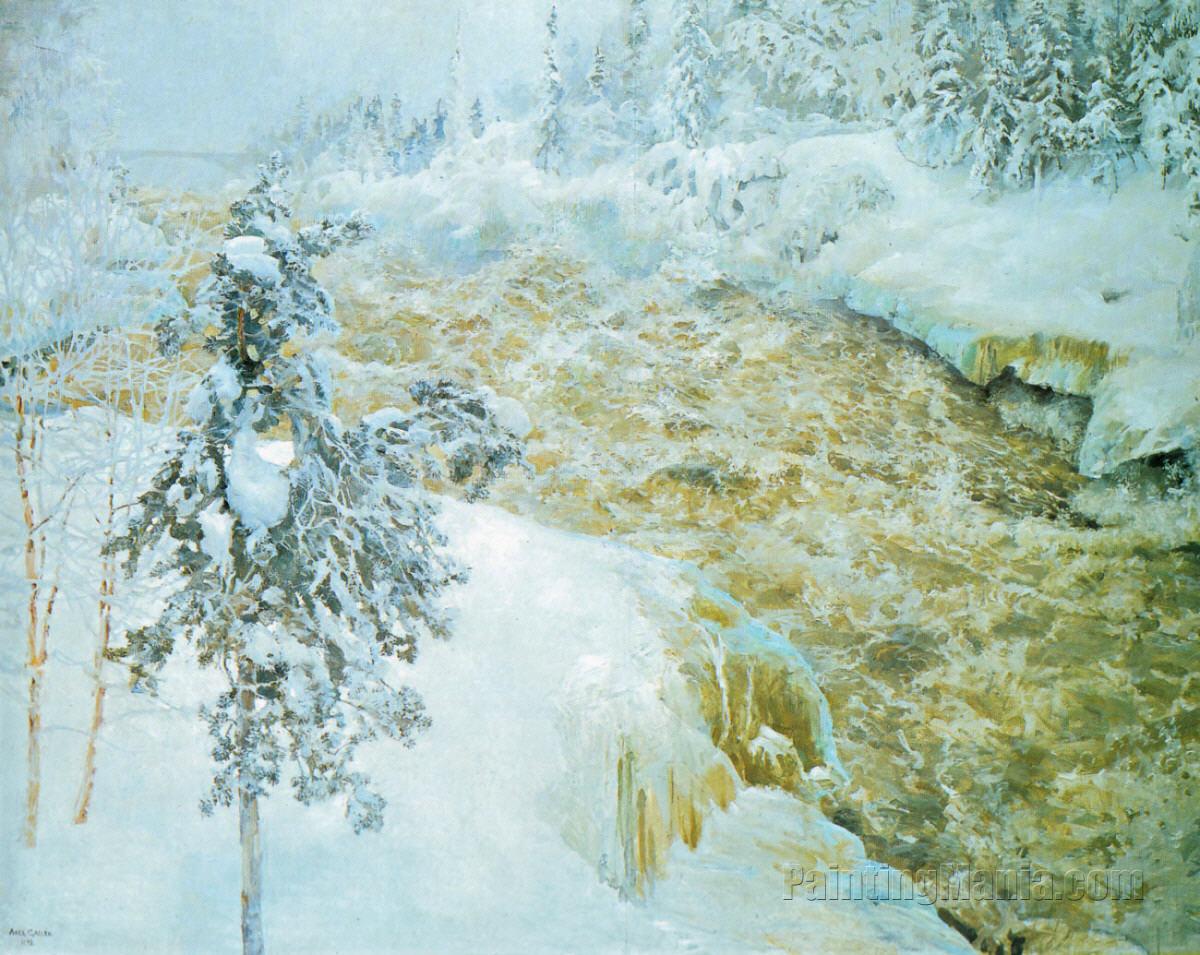 Winter Scene from Imatra