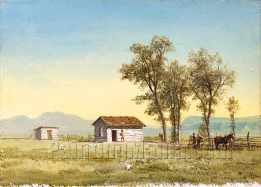 Homestead in the Rocky Mountains
