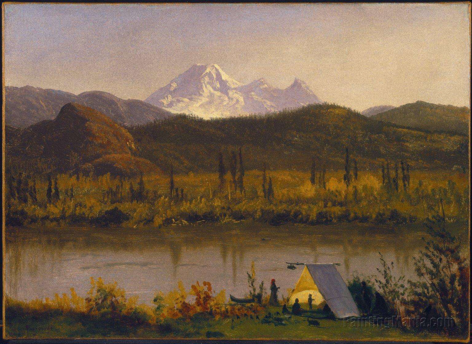 Mt. Baker, Washington, From the Frazier River