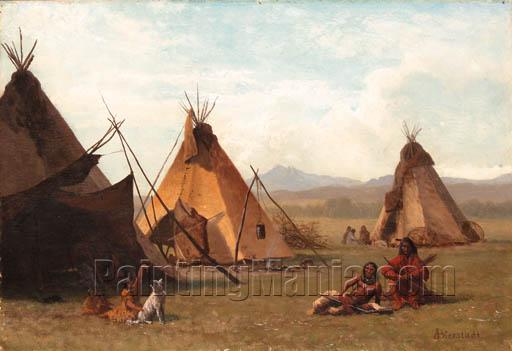 A Sioux Camp Near Laramie Peak