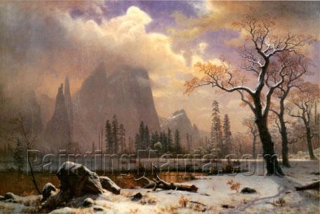 Yosemite Winter Scene