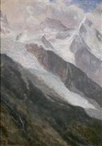 Portion of the Jungfrau from Grindelwald