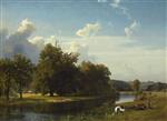 A River Landscape. Westphalia