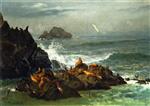 Seal Rocks. Pacific Ocean. California