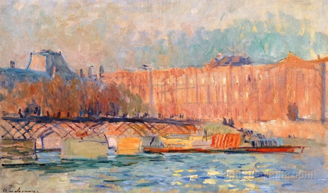 The Louver and the Pont des Arts