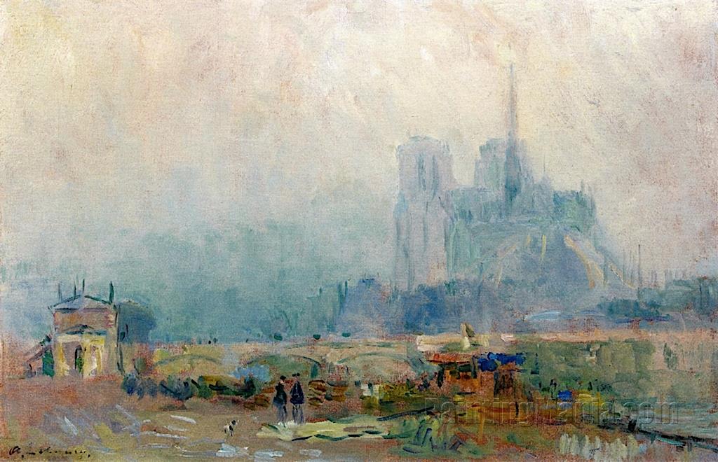 Notre Dame and the Port de la Tournelle