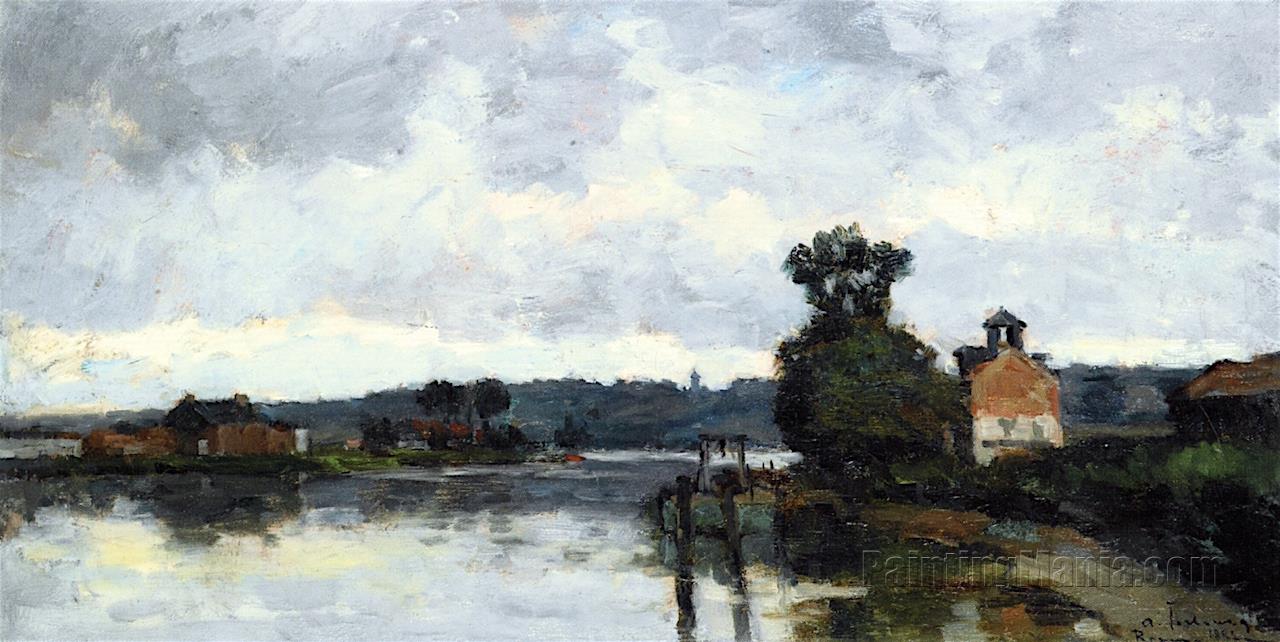 The Seine at Canteleu in Summer