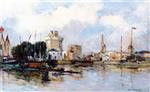 La Rochelle, the Harbor, Bright Sky
