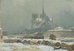 Notre-Dame in the Snow