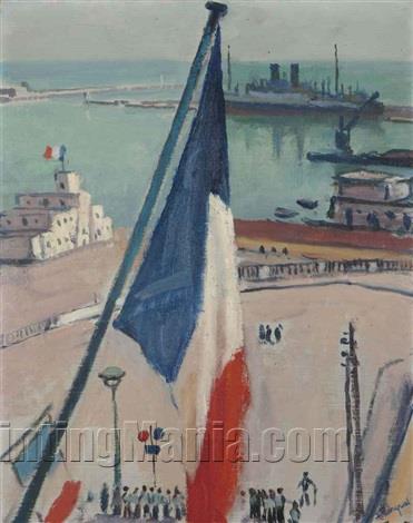 Alger, les drapeaux (Algiers, the Flags)