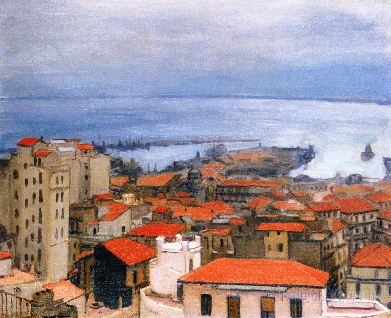 Algiers, View of Mustapha, Rain