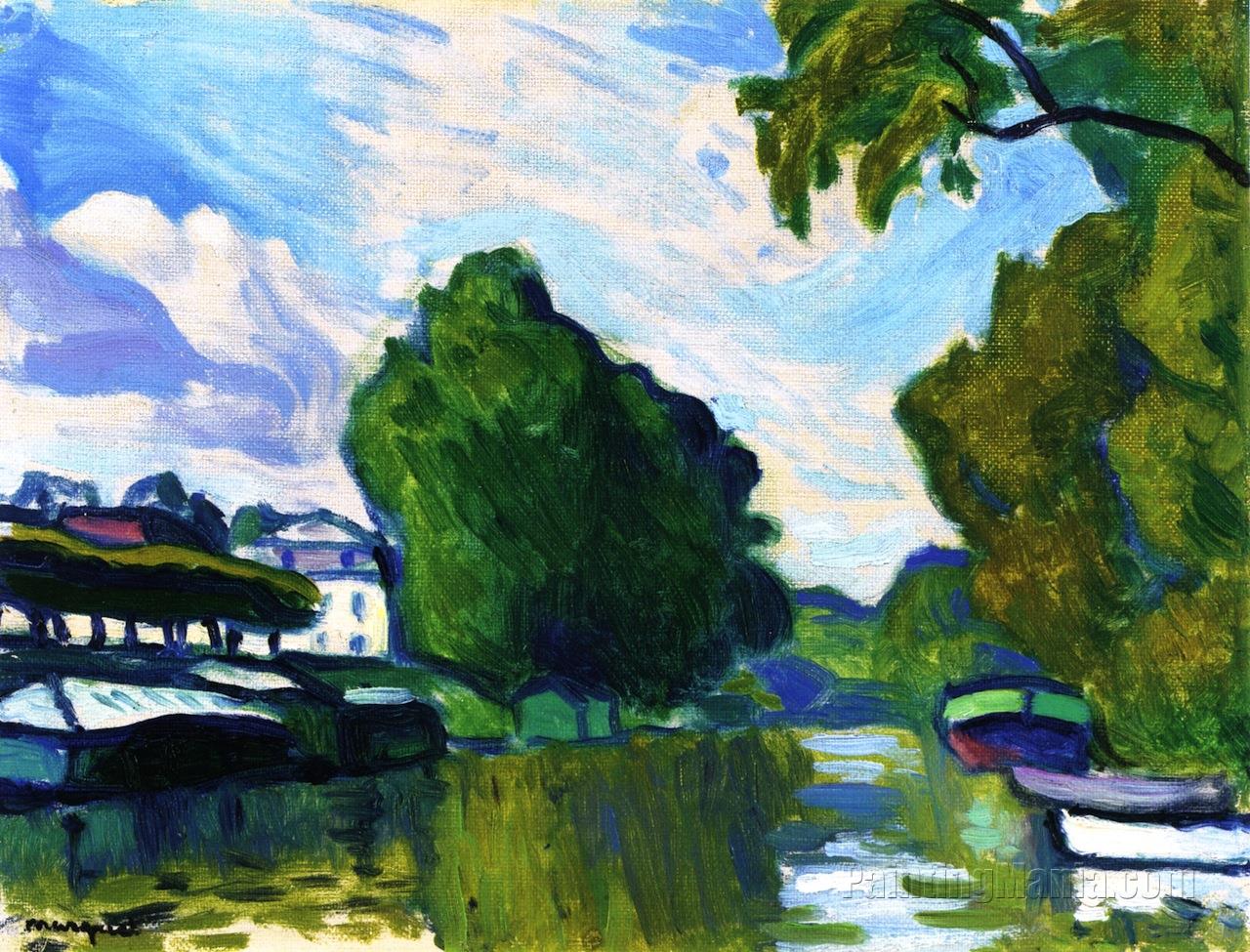 Poissy, by the Seine