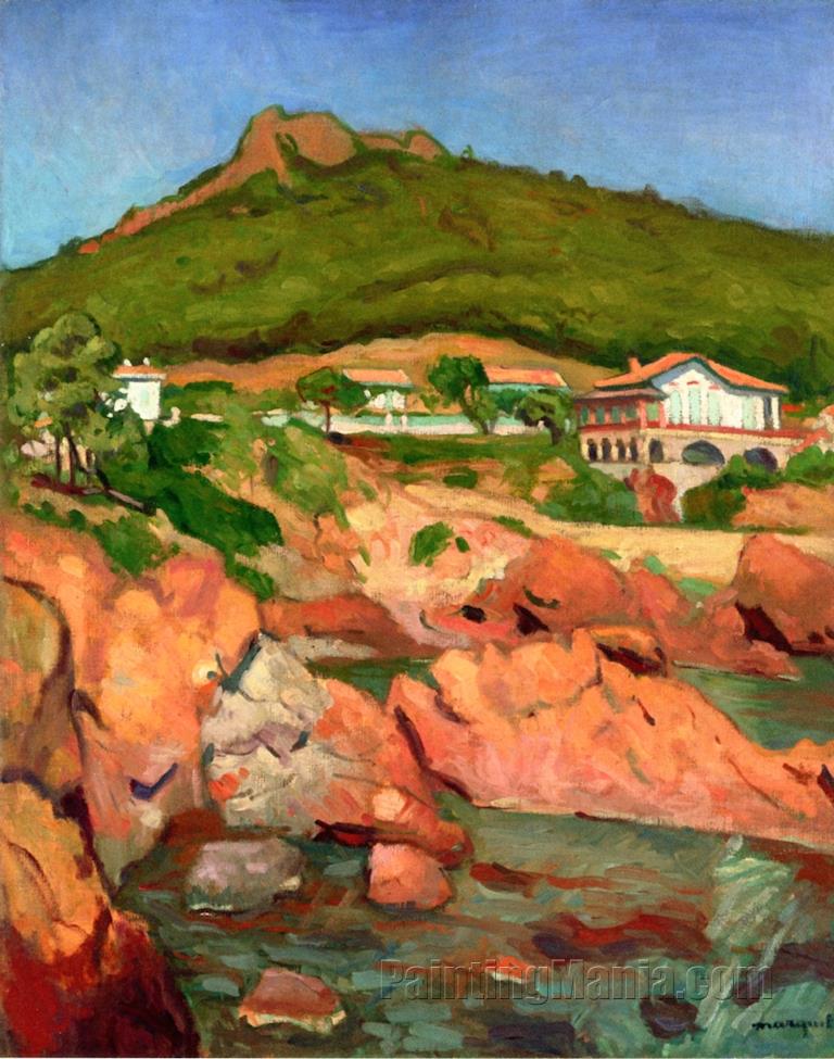 View of Agay, the Red Rocks
