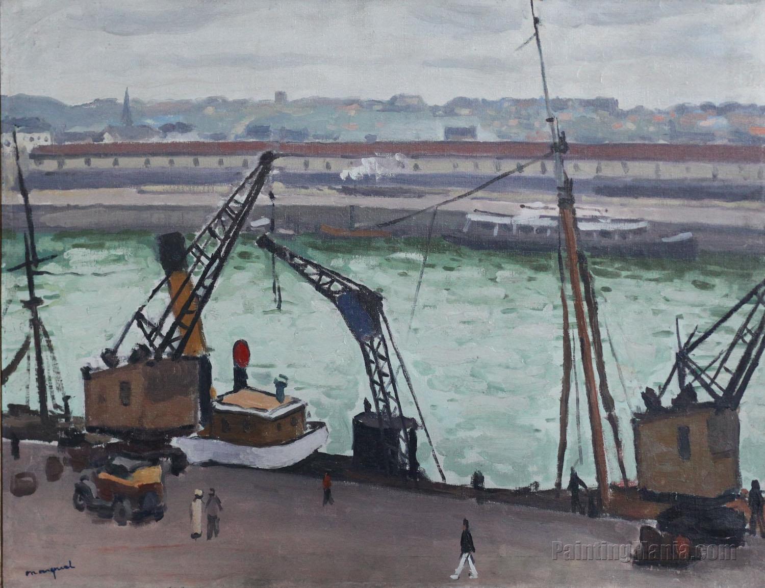 View of the Port of Boulogne sur Mer