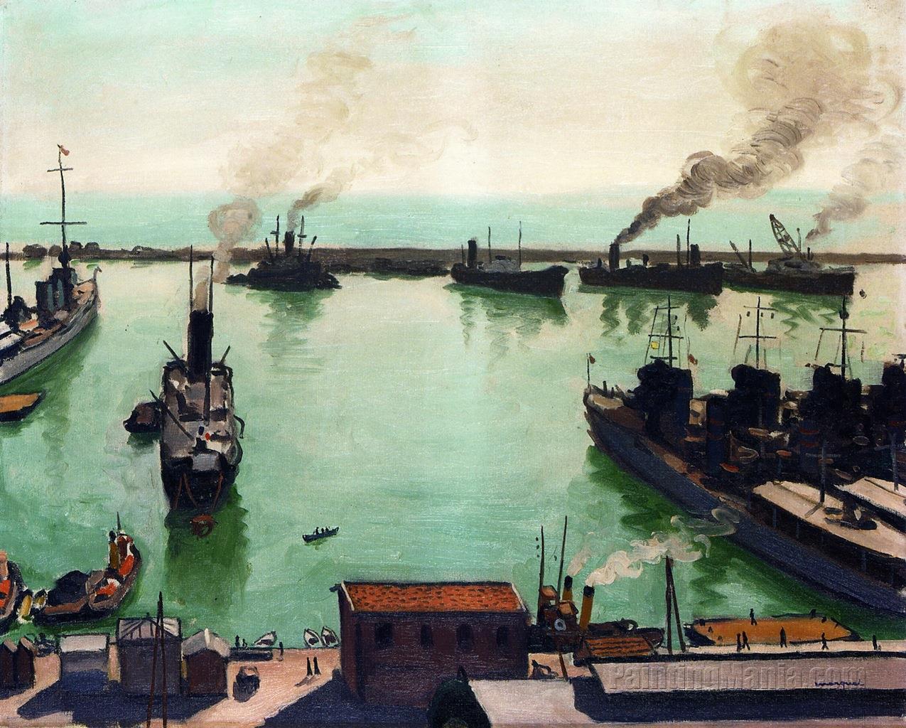 Warships in Port