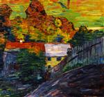 Landscape with Red Roof - Wasserburg