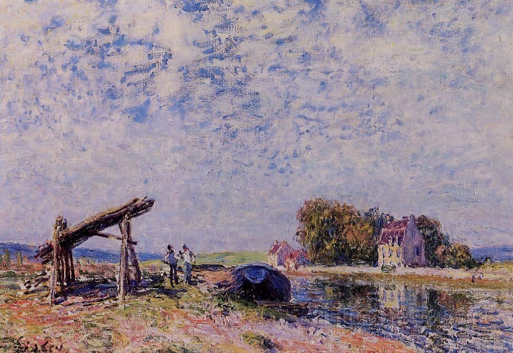The Loing at Saint-Mammes 1884
