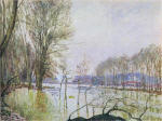 The Banks of the Seine in Autumn Flood