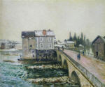 The Bridge and Mills of Moret, Winter's Effect