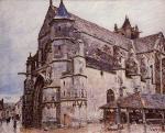 The Church at Moret, Rainy Weather, Morning