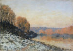 The Seine at Bougival in Winter