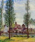 View of Moret-sur-Loing through the Trees