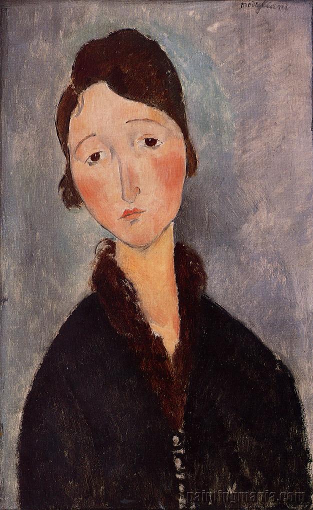 Portrait of a Young Woman 1918-1919