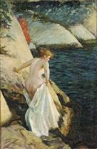 A Bather at the Rocks