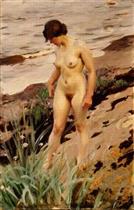 Nude by the Shore