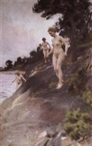 Untitled 8 (Nude Women by the Seashore)