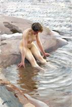 Wet (Nude in the Water)