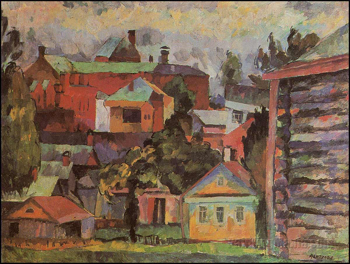 Landscape with a Barn. Sergiev Posad