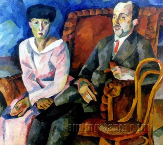 Portrait of N.M. Schekotov with Wife