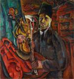 Self Portrait with Violin