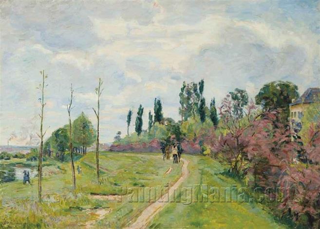 Landscape of Ile-de-France 1874