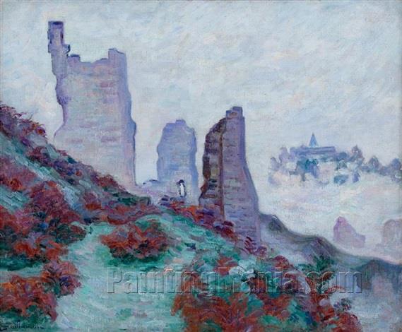 The Ruins of the Chateau de Crozant 1898