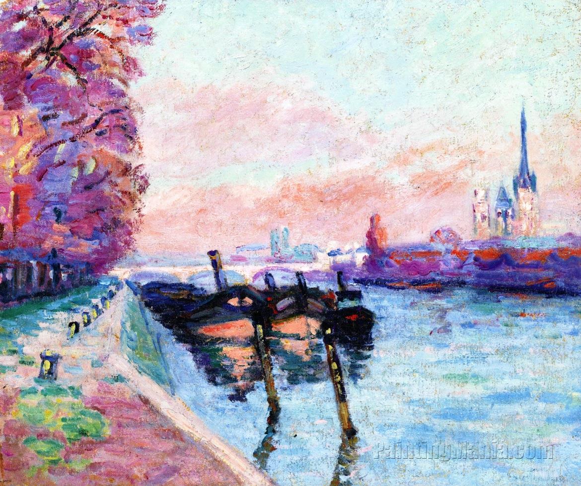 The Seine at Rouen 1898