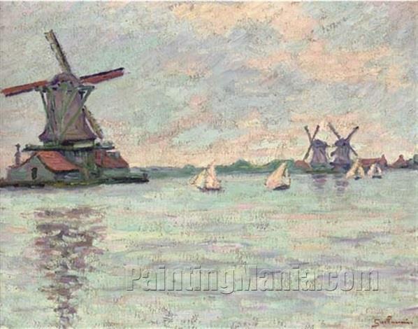Windmills in Holland 1904