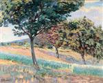 Orchard at the Edge of the Woods in Saint-Cheron