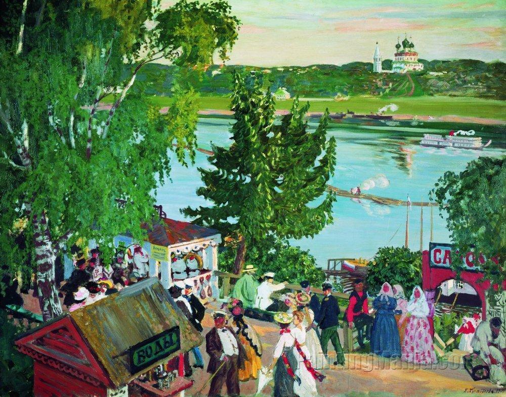 Promenade Along the Volga