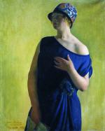 Portrait of I.B. Kustodieva, Daughter of the Artist