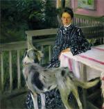 Portrait of Yulia Yevstafievna Kustodieva, the Artist's Wife