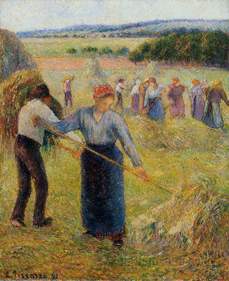 Haymaking in Eragny
