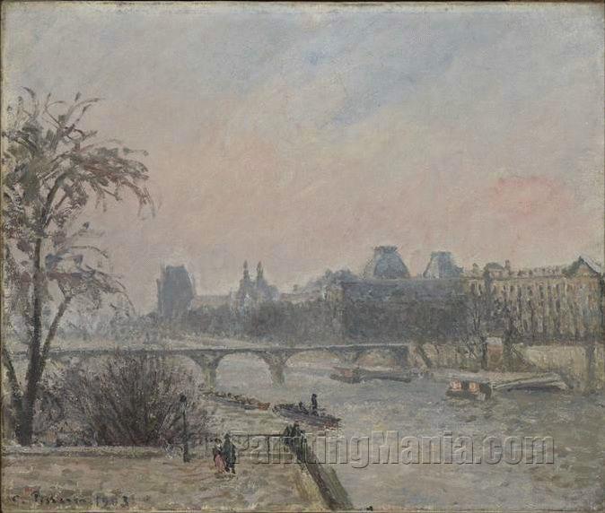 La Seine et le Louvre
