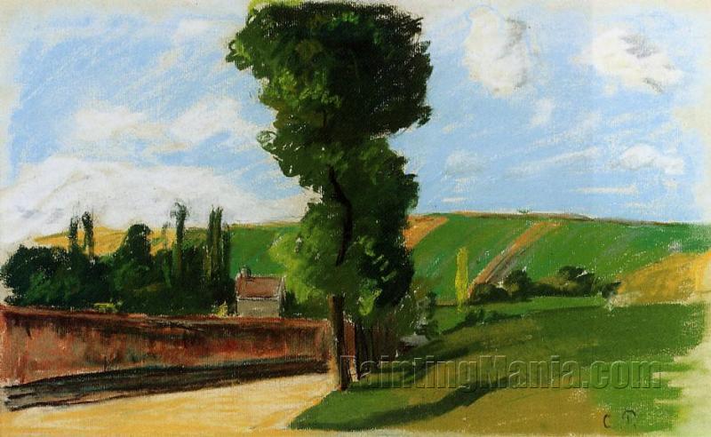 Landscape at Pontoise c.1873
