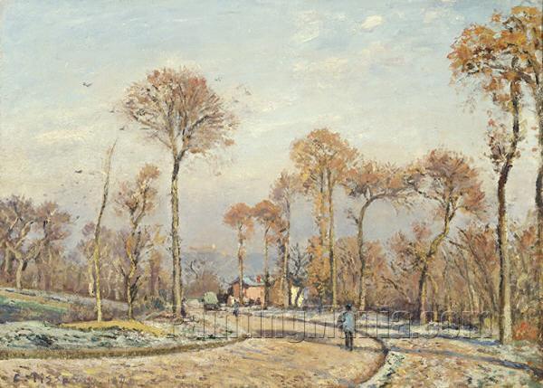 The Road to Versailles, Louveciennes: Morning Frost
